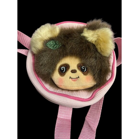 Monchhichi Tanu Raccoon Purse Monchichi Sekiguchi 6” - Picture 8 of 8